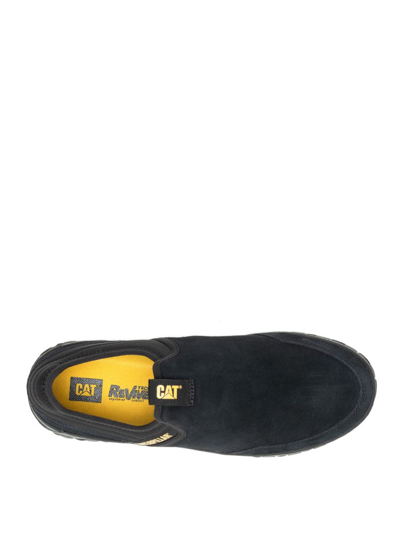 Slip On Gamuza Hombre Hex + Negro Cat