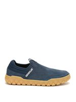 Slip On Gamuza Hombre Hex + Azul Marino Cat