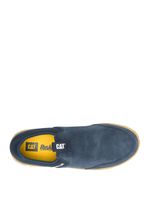 Slip On Gamuza Hombre Hex + Azul Marino Cat