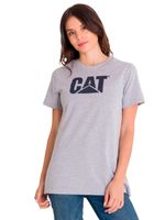 Polera Manga corta Casual Mujer WOMEN'S TM LOGO TEE Gris CAT