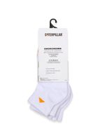 Calcetin Casual Unisex CAT BASICS ANKLE SOCK 3-PACK Blanco CAT