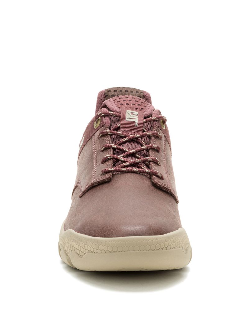 Zapatilla Cuero Hombre Hex Lite Rojo Cat