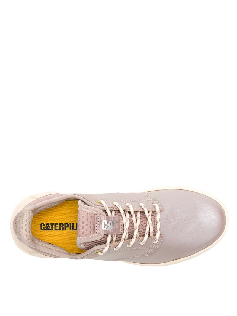 Zapatilla Cuero Mujer Hex Lite Metalizado Cat