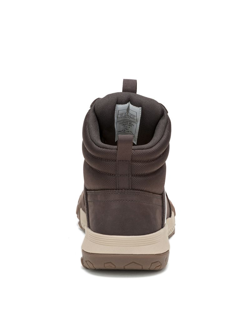 Botín Waterproof Hombre Hex Ready Mid Café Cat