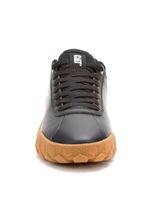 Zapatilla Cuero Mujer Hex + Negra Cat