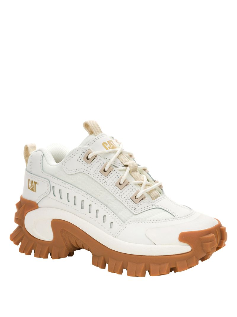 Zapatilla Cuero Mujer Intruder Blanca Cat-Cat Chile - Main Image