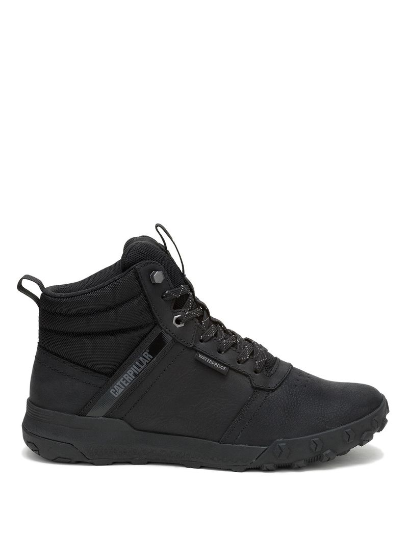 Botín Waterproof Hombre Hex Ready Mid Negro Cat