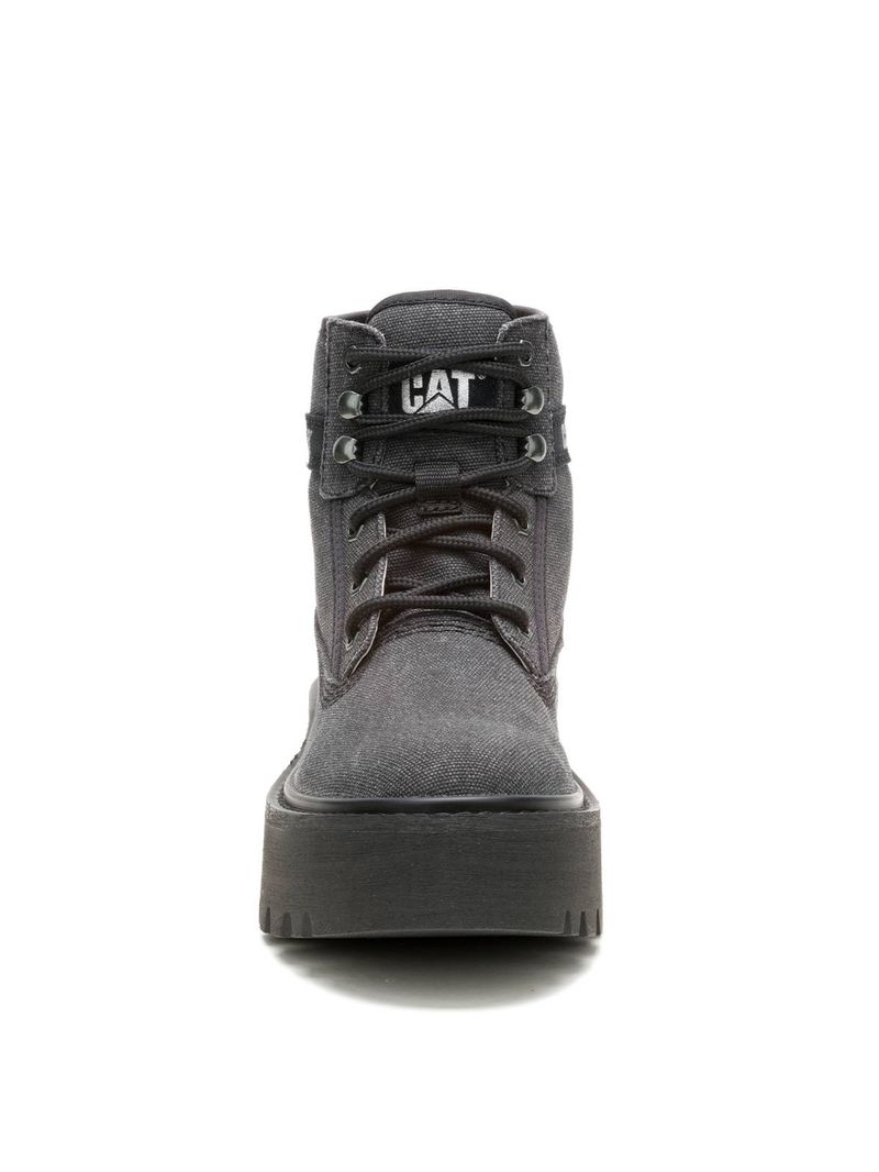 Botín Canvas Colorado Max 6 Mujer Negro Cat