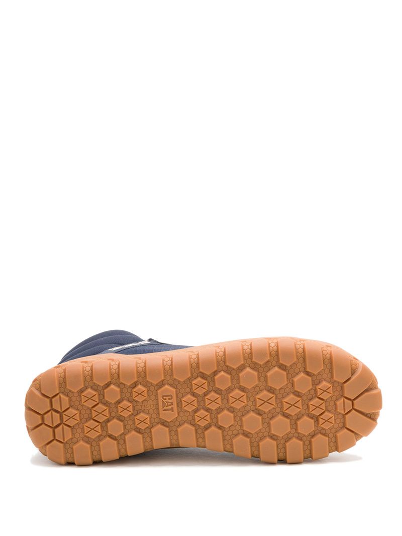 Zapatilla Con Caña Canvas Hombre Hex + Mid Azul Oscuro Cat