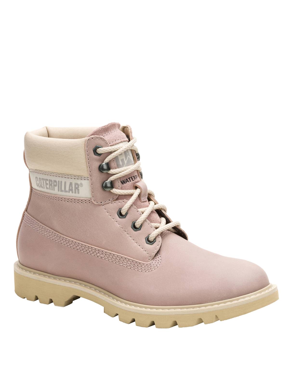 Botin Mujer Pastime Cat Botín Cuero Waterproof Mujer Colorado Palo