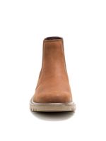 Botín Cuero Colorado 2.0 Chelsea Hombre Café Cat