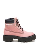 Botín Cuero Colorado Max 6 Zip Mujer Palo Rosa Cat