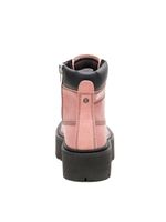 Botín Cuero Colorado Max 6 Zip Mujer Palo Rosa Cat