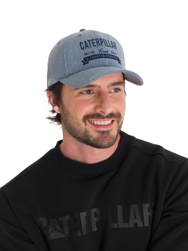 Jockey Con Broche Casual Hombre Caterpillar Finest Hat Azul Cat