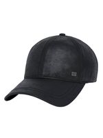 Jockey Cuero Francés Casual Unisex Faux Leather Hat Negro Cat