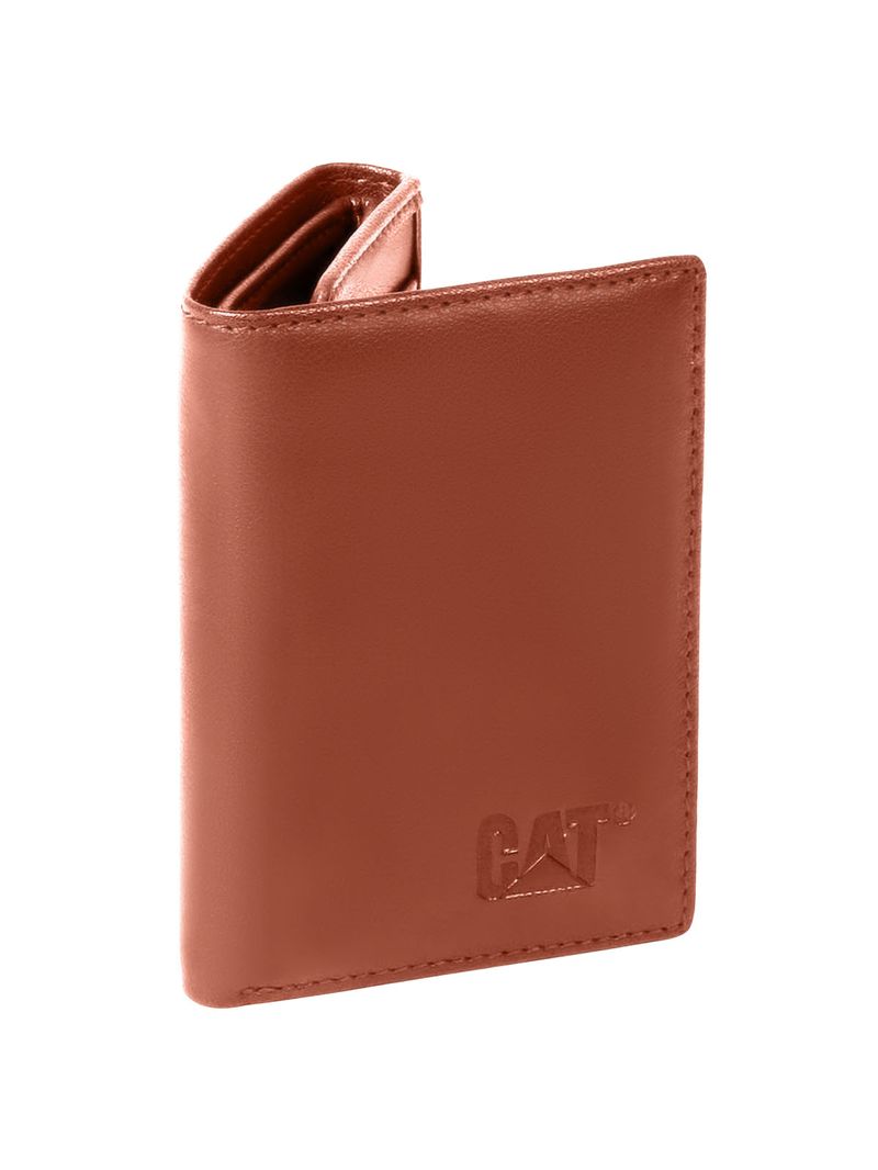 Billetera de Cuero Unisex Kenya Café Cat