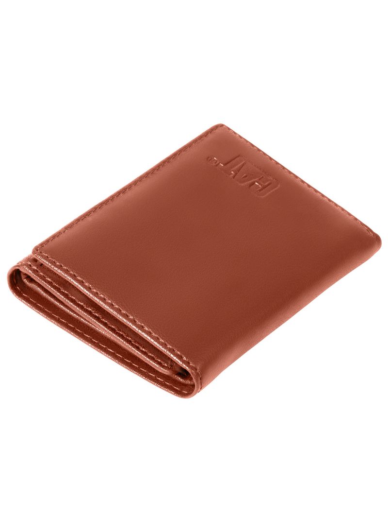 Billetera de Cuero Unisex Kenya Café Cat