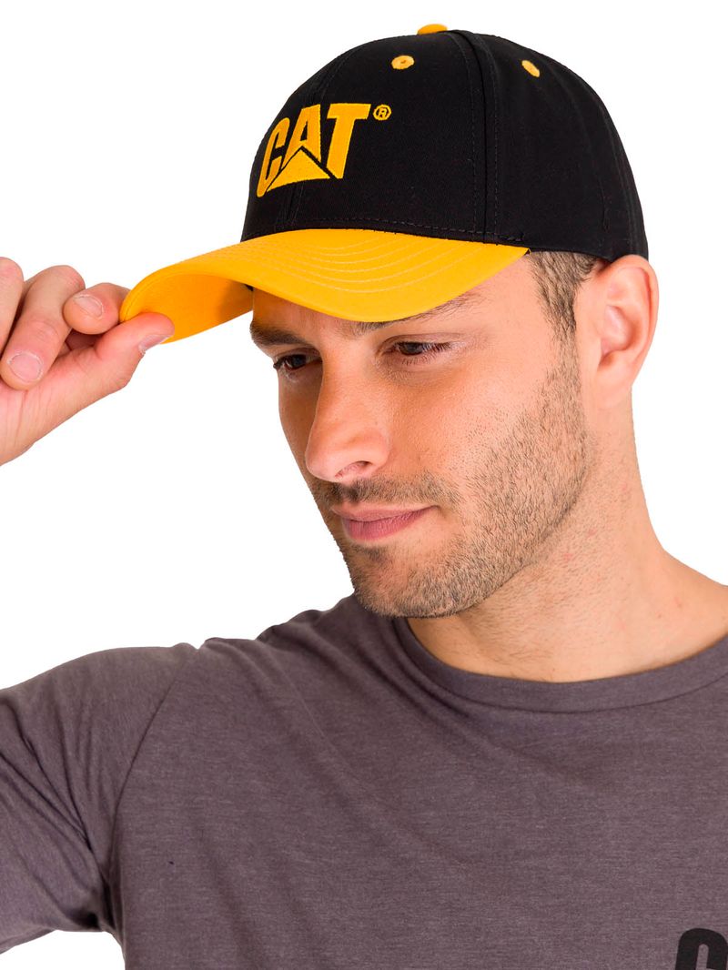 Jockey Hombre Logo CAT Negro Cat