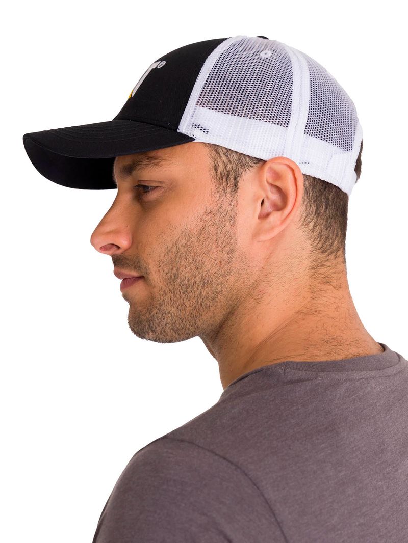 Jockey Hombre Logo Bordado Café Cat