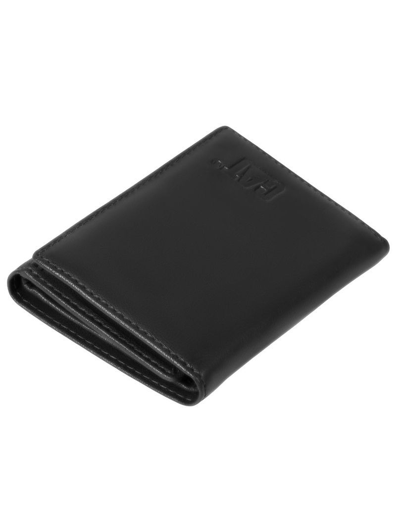 Billetera de Cuero Unisex Kenya Negro Cat