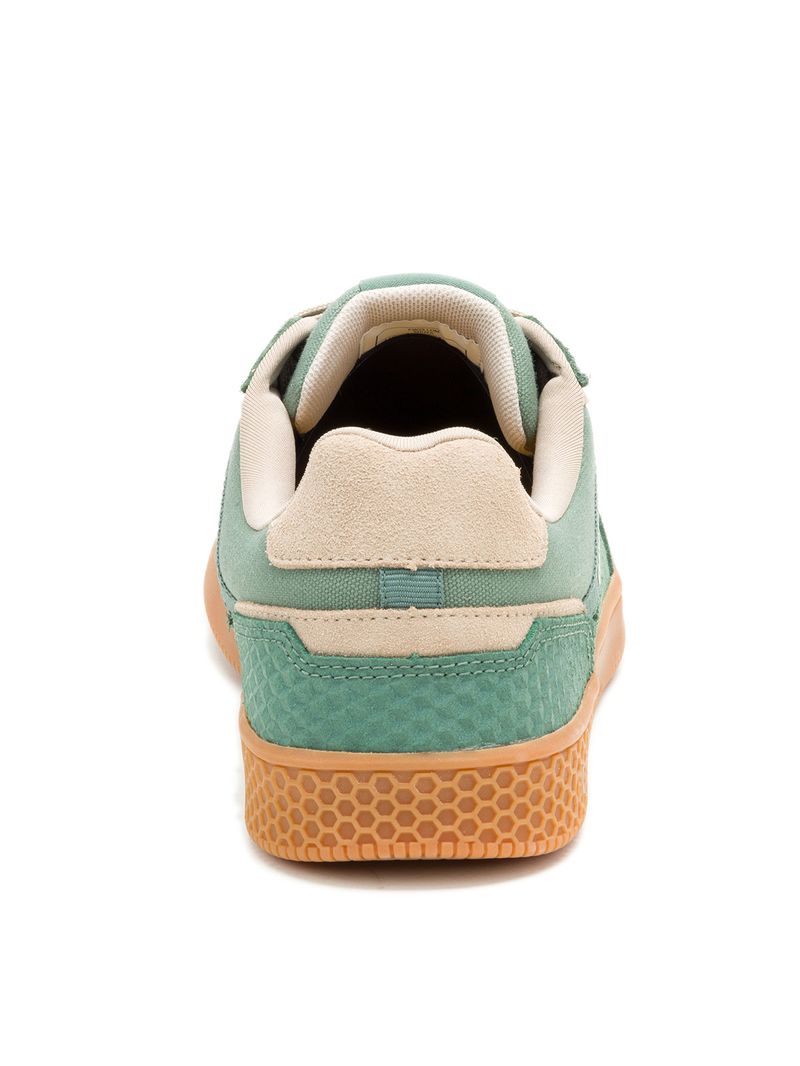 Zapatilla Hombre Pause Retro Canvas Verde Cat