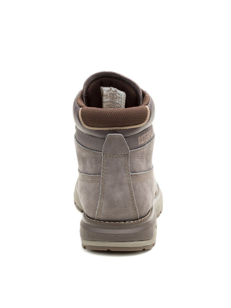 Botín de Cuero Hombre Pursue Gris Cat