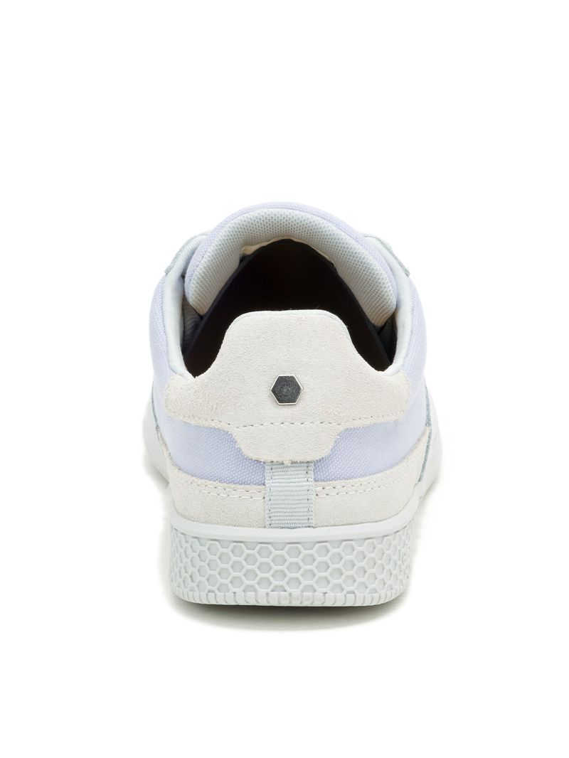 Zapatilla Mujer Pause Retro Canvas Celeste Cat