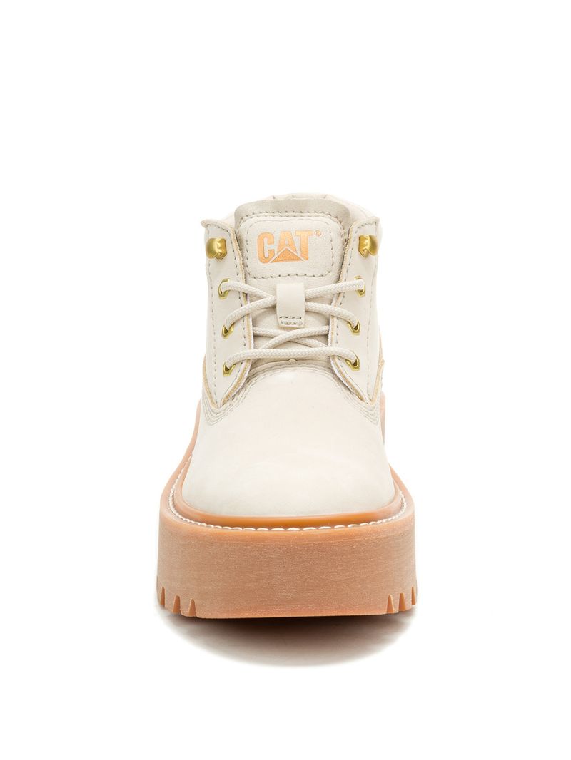 Botín Mujer Colorado Max Chukka Beige Cat