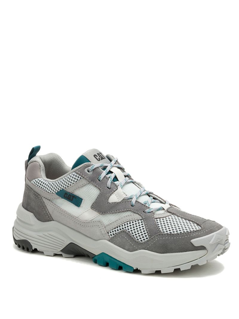 Zapatilla Hombre Grapple Suede Mesh Gris Cat