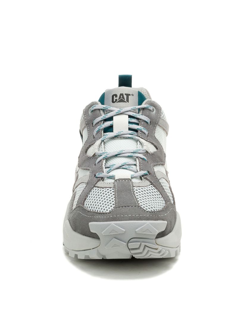 Zapatilla Hombre Grapple Suede Mesh Gris Cat