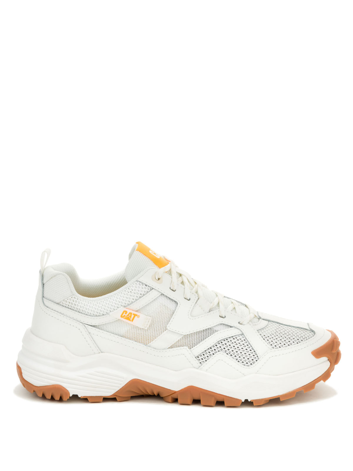Zapatilla Hombre Grapple Leather Mesh Blanco Cat-Cat Chile