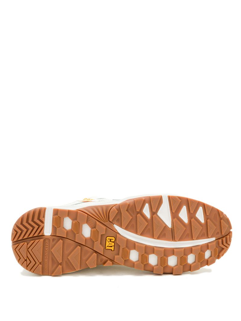 Zapatilla Hombre Grapple Leather Mesh Blanco Cat