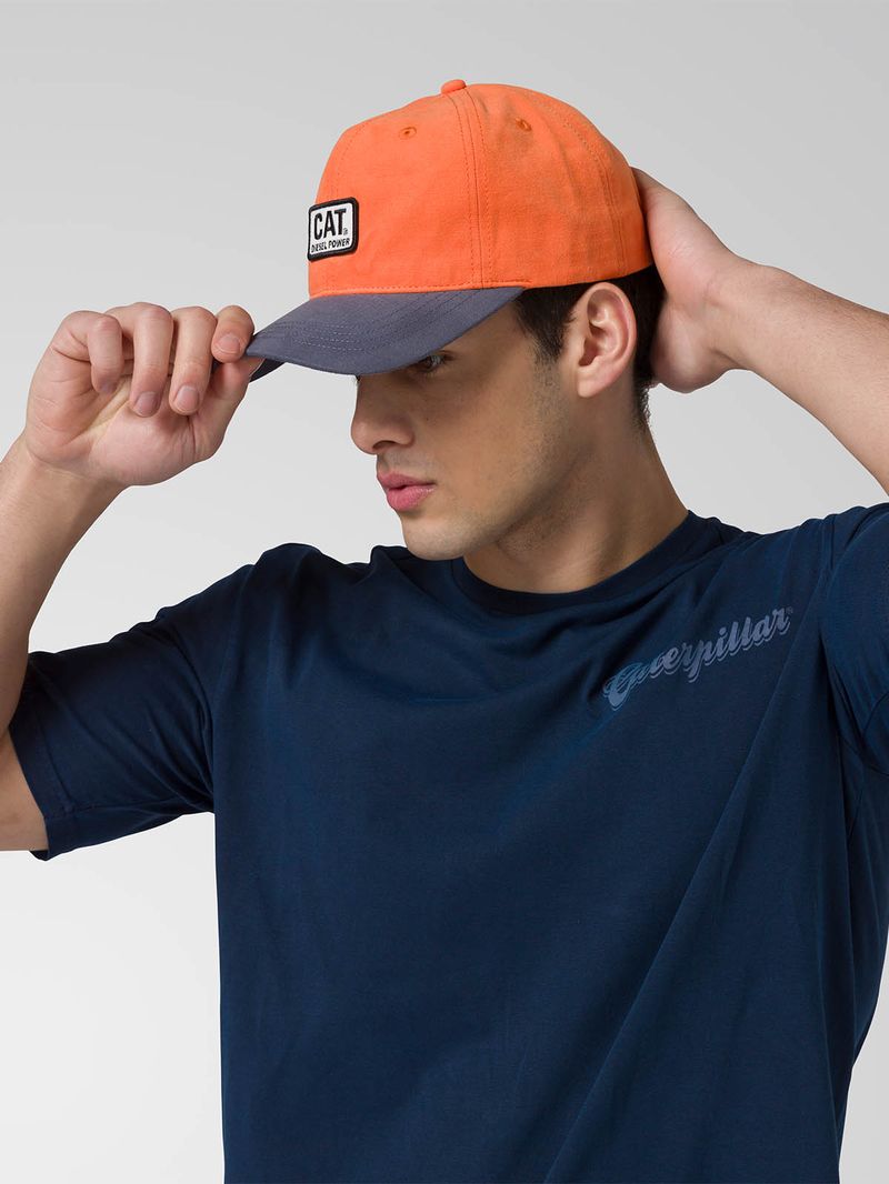Jockey Unisex 6 Panel Logo Naranja CAT