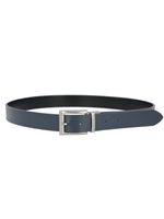 Cinturón de Cuero PU Hombre Reversible Negro-Azul CAT