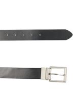 Cinturón de Cuero PU Hombre Reversible Negro-Azul CAT