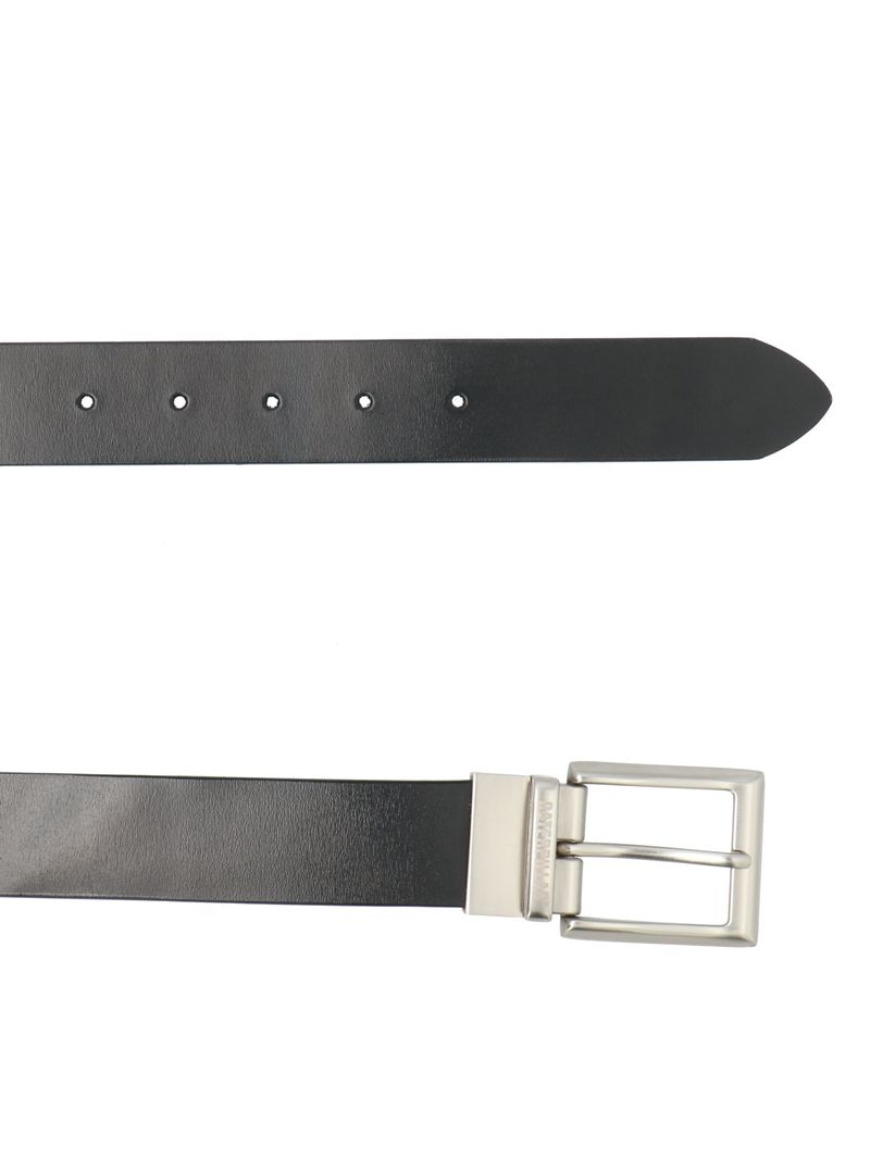 Cinturón de Cuero PU Hombre Reversible Negro-Azul CAT