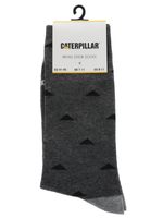 Calcetín Largo Hombre Diseño Tiangulos Gris Oscuro CAT