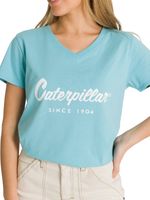 Polera Manga Corta Mujer Since 1904 Celeste CAT