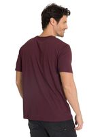 Polera Manga Corta Hombre Caterpillar Puff Morado CAT
