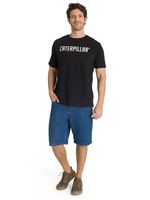 Polera Manga Corta Hombre Caterpillar Puff Negro CAT