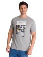 Polera Manga Corta Hombre Everyday Workwear Gris CAT