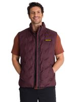 Chaqueta Sin Mangas Hombre Bonded Granate CAT