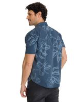 Camisa Manga Corta Hombre Relaxed Poplin Verde CAT