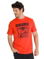 Polera Manga Corta Hombre Heritage 1904 Rojo CAT