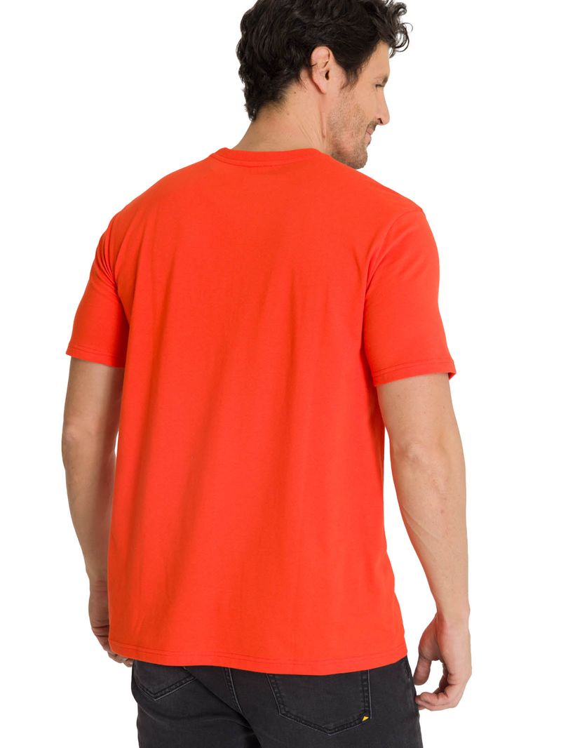 Polera Manga Corta Hombre Heritage 1904 Rojo CAT