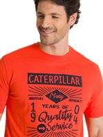 Polera Manga Corta Hombre Heritage 1904 Rojo CAT