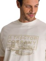 Polera-Manga-Corta-Hombre-Heritage-Tractor-Beige-CAT