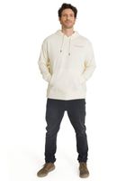 Polerón Con Gorro Hombre Relax French Terry Blanco CAT