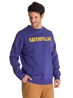 Polerón Crewneck Hombre Logo Caterpillar Azul CAT