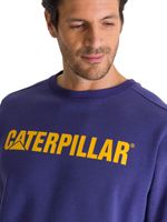 Polerón Crewneck Hombre Logo Caterpillar Azul CAT